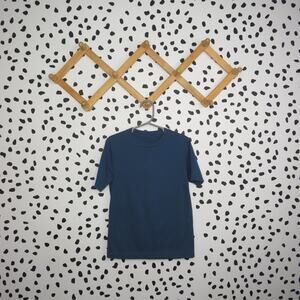 Wonder Nation Blue Boys Basic Short Sleeve T-Shirt